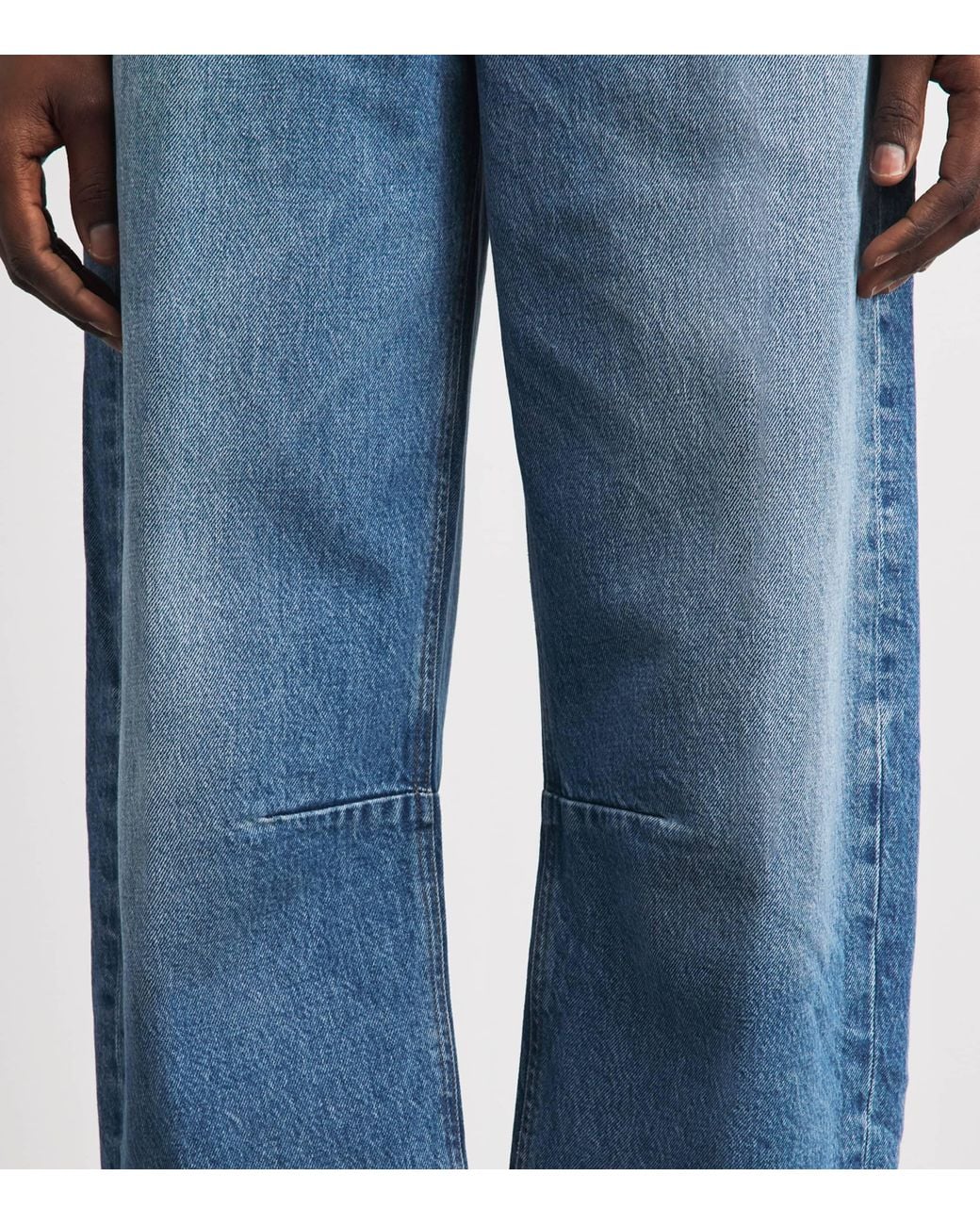 Citizens of Humanity Blue Miro Barrel-Leg Relaxed Jeans