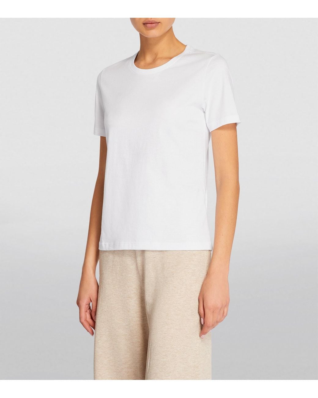 Falke White Pima Cotton T-Shirt
