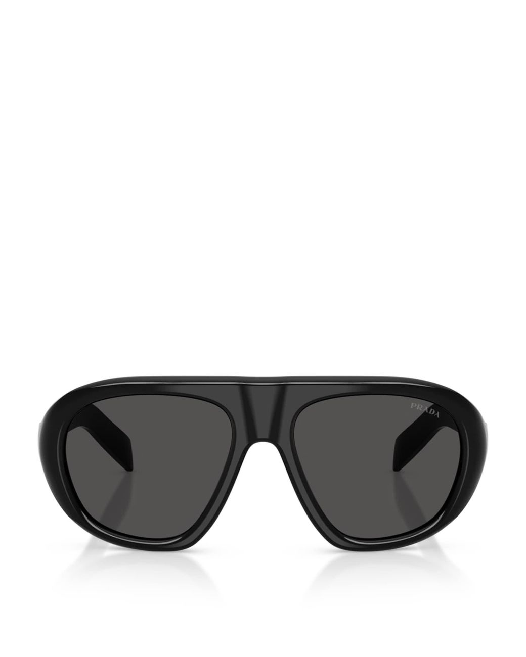 Prada Black Acetate Oversized Sunglasses