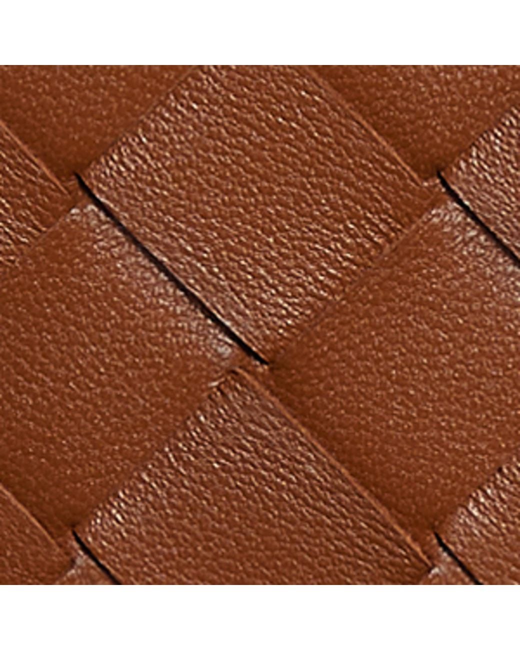 Bottega Veneta Brown Nappa Leather Card Holder