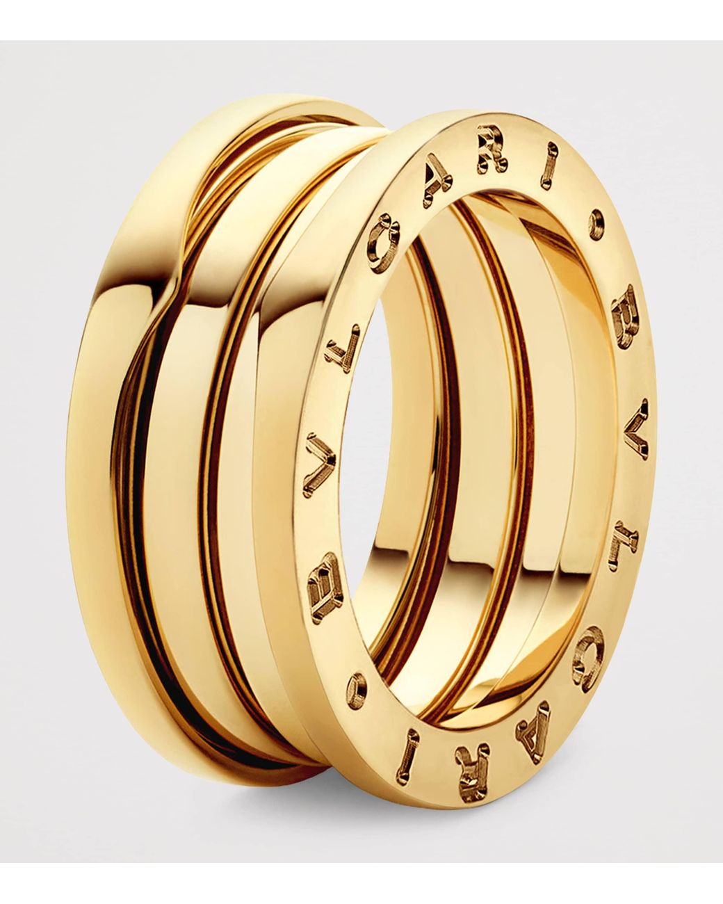 BVLGARI Metallic B.Zero1 Three-Band Ring