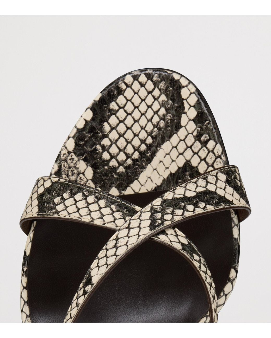 Christian Louboutin Brown Mulazee Cross Elaphe Leather Mules 100