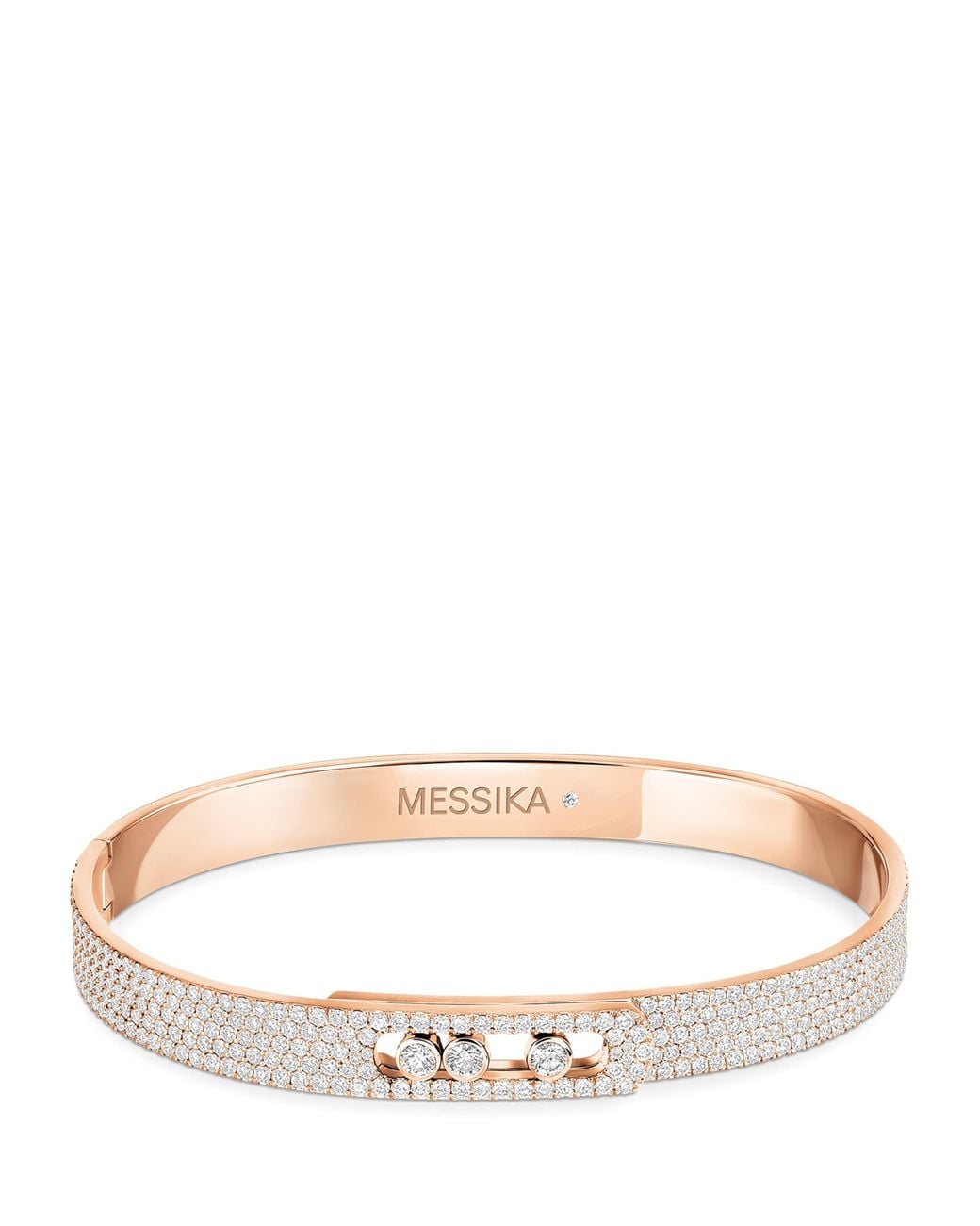 Messika Natural Move Noa And Diamond Pavé Bangle