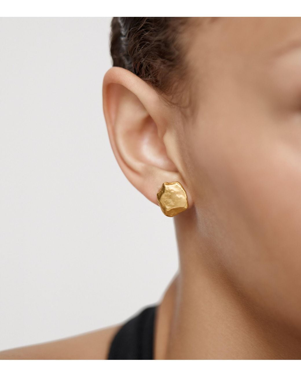 Monica Vinader Metallic Vermeil Fragments Stud Earrings