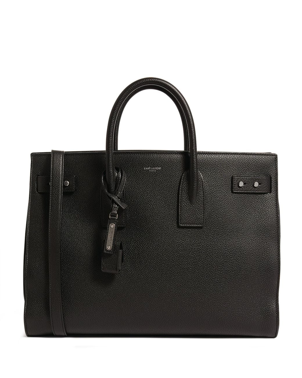 Saint Laurent Black Large Sac De Jour Tote Bag for men