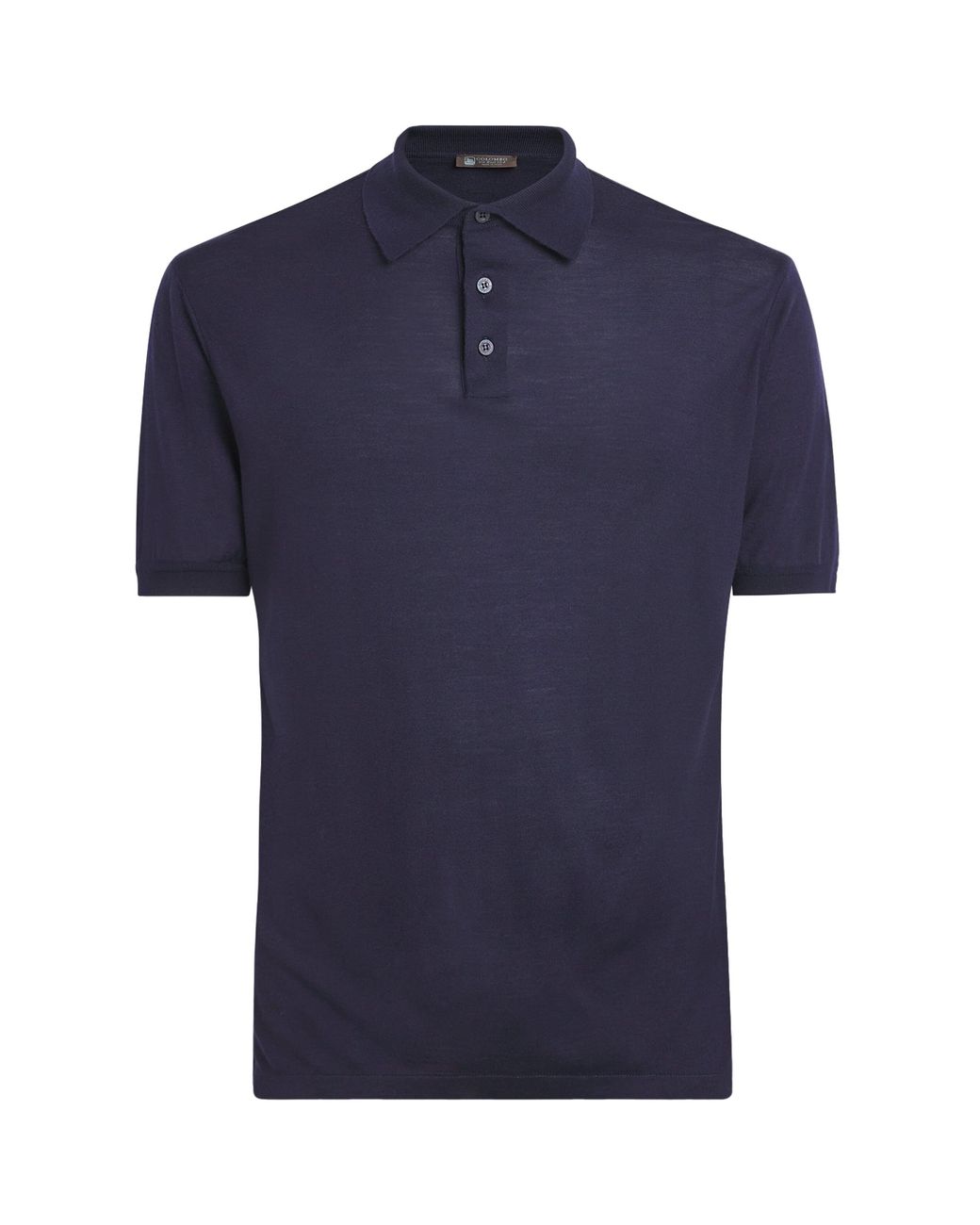 Colombo Blue Kid Wool Polo Shirt for men