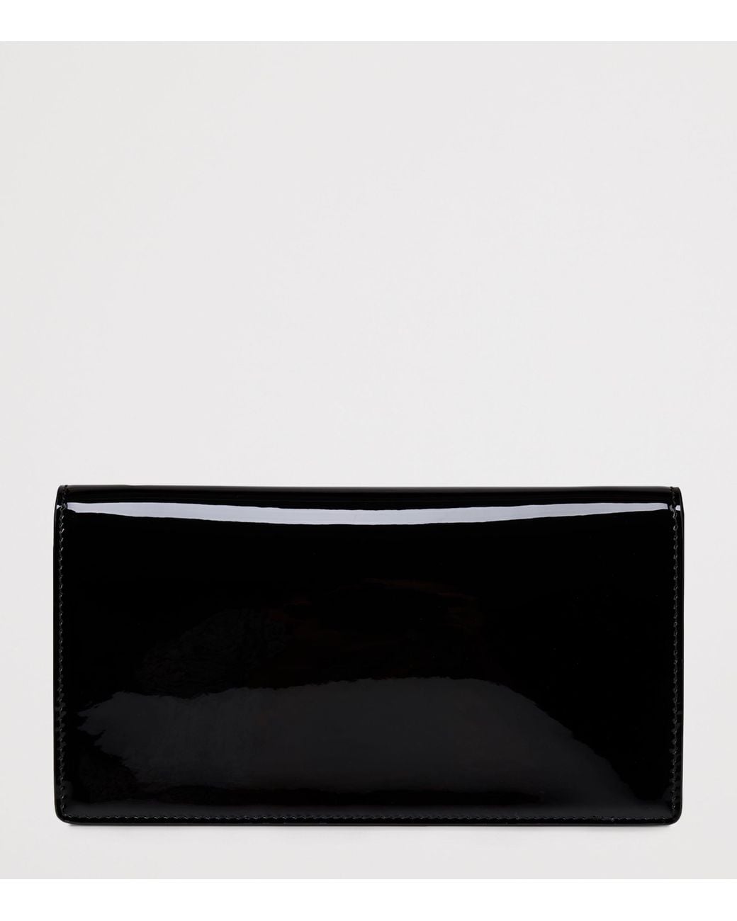 Christian Louboutin Black Bettina Patent Leather Clutch Bag
