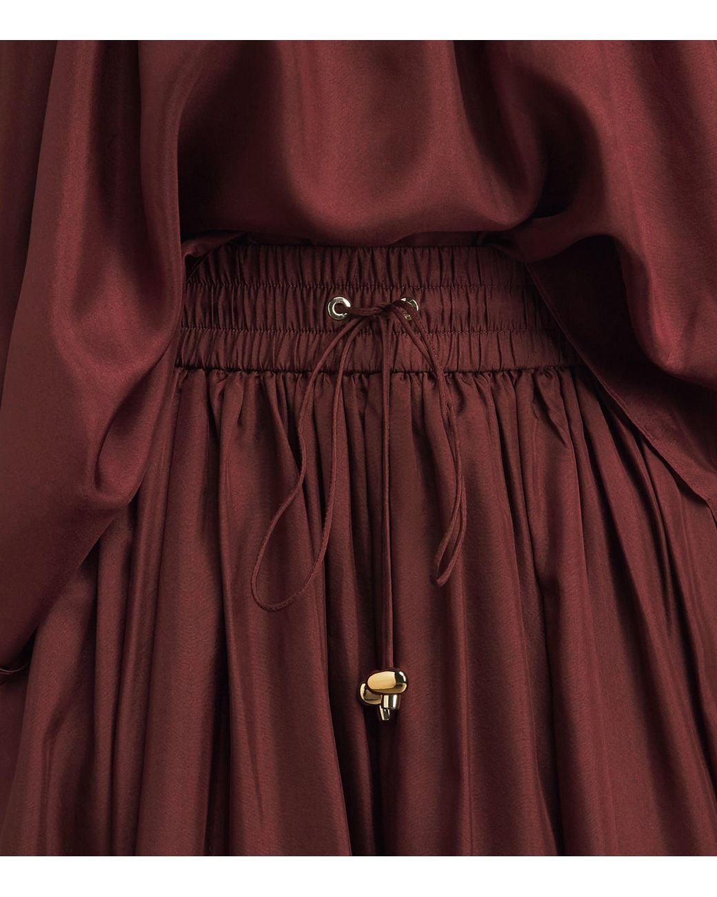 Zimmermann Purple Silk Aster Maxi Skirt