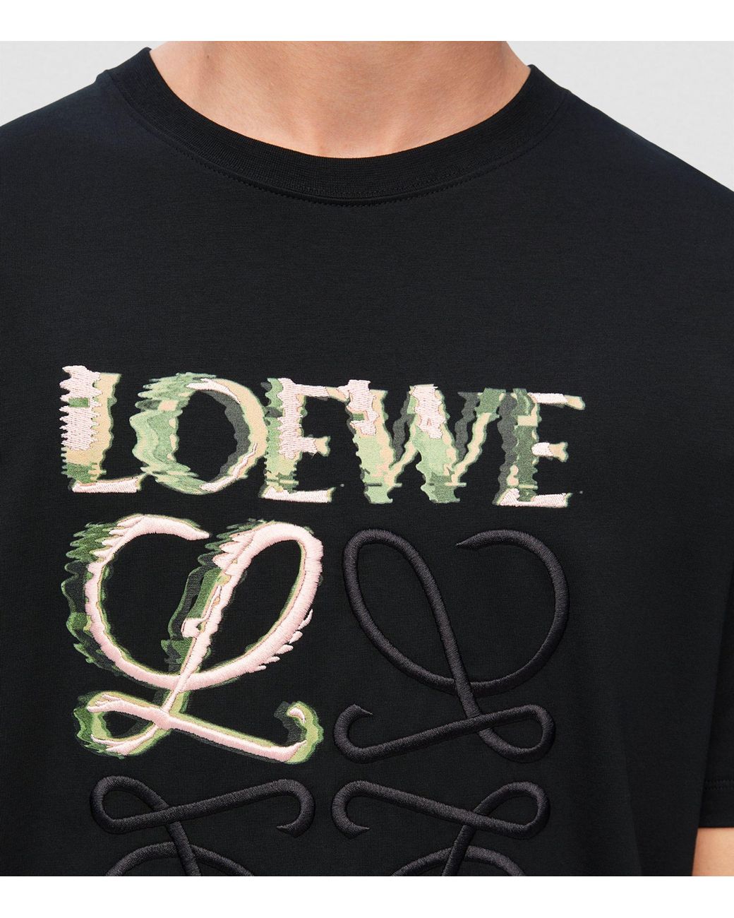 loewe-black-Glitch-Anagram-T-