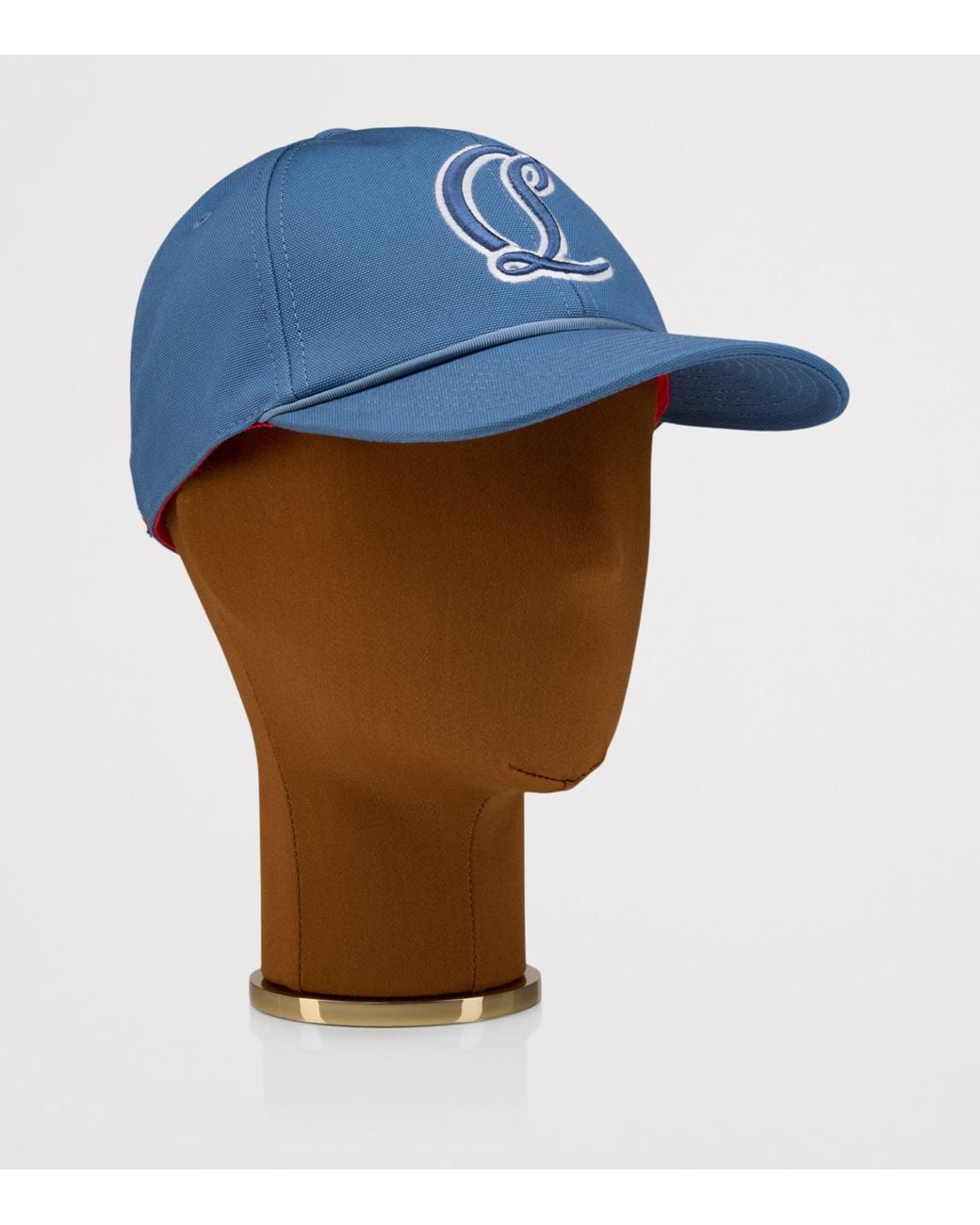 Christian Louboutin Blue Mooncrest Baseball Cap for men