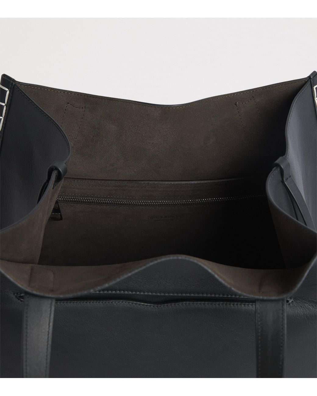 J.W. Anderson Black Leather Loafer Cabas Tote Bag for men