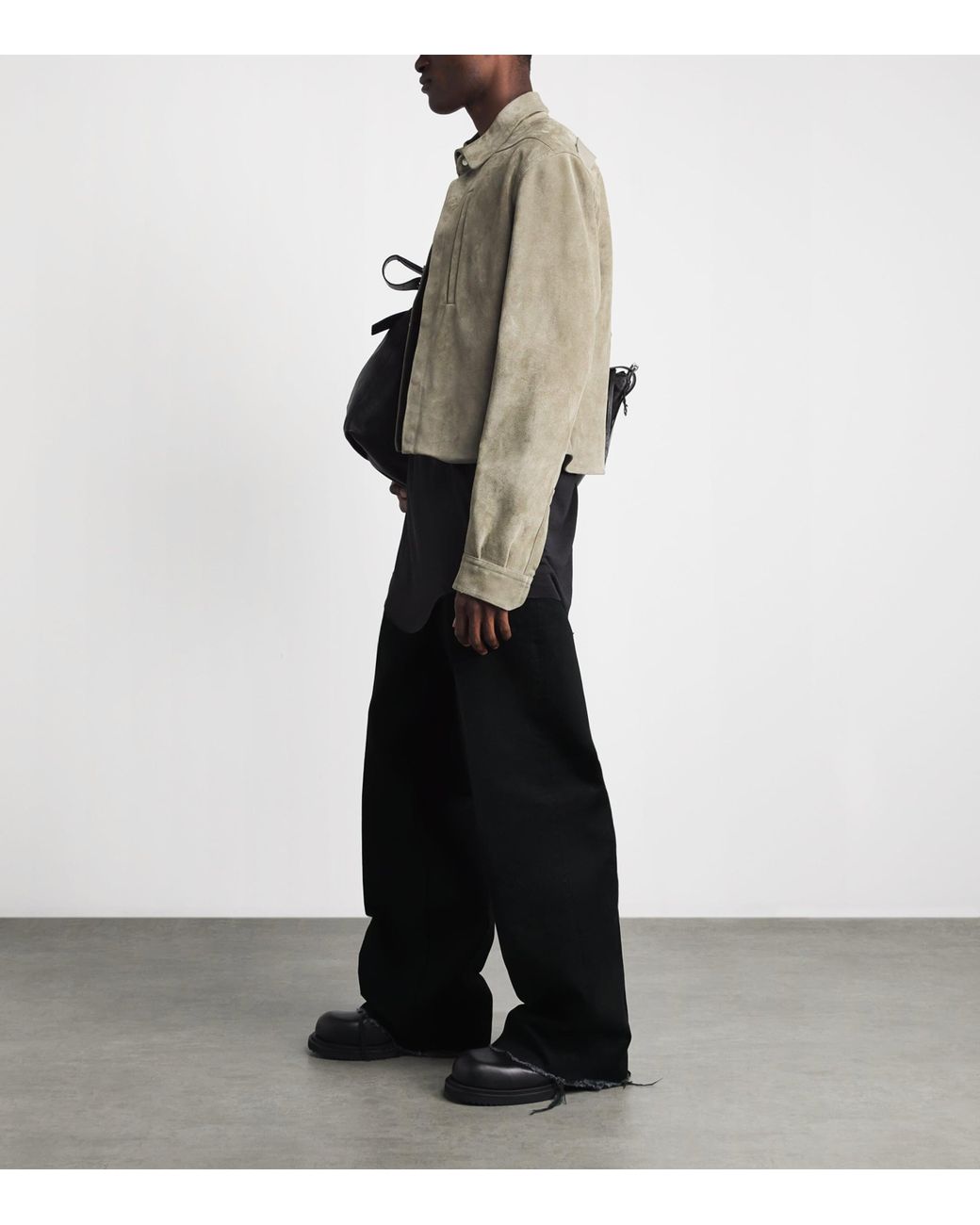 Rick Owens Black Geth Straight Jeans for men