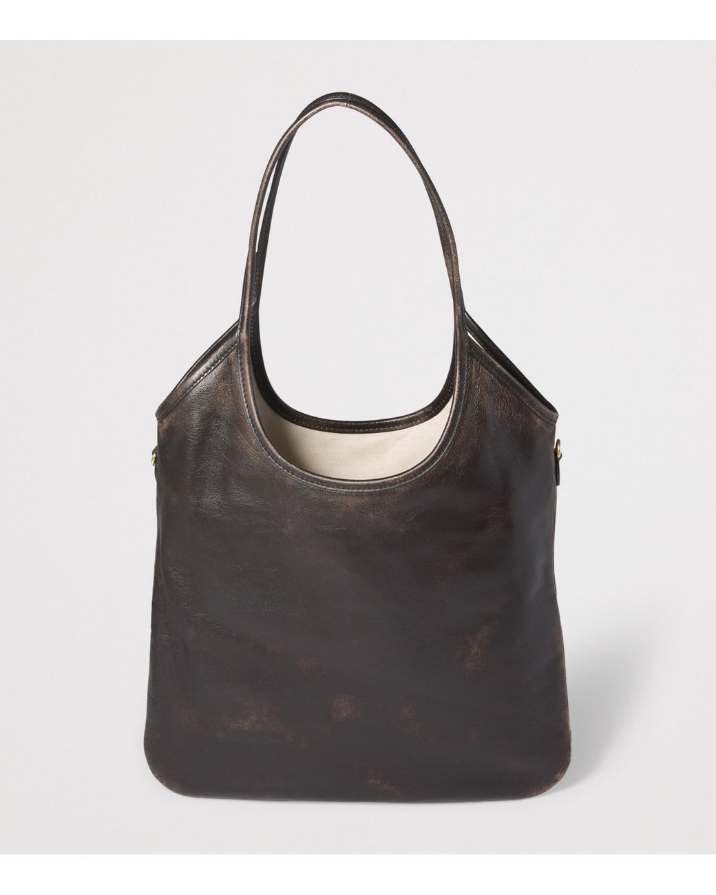 Miu Miu Black Leather Ivy Tote Bag