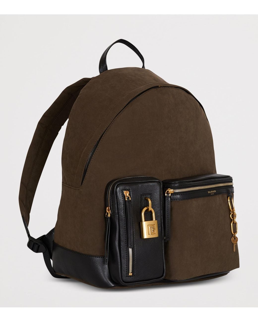 Balmain Brown Pulse Backpack for men