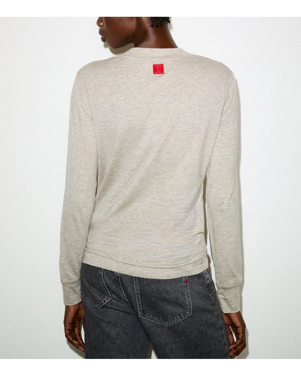 MAX&Co. White Cotton Button-Up Top