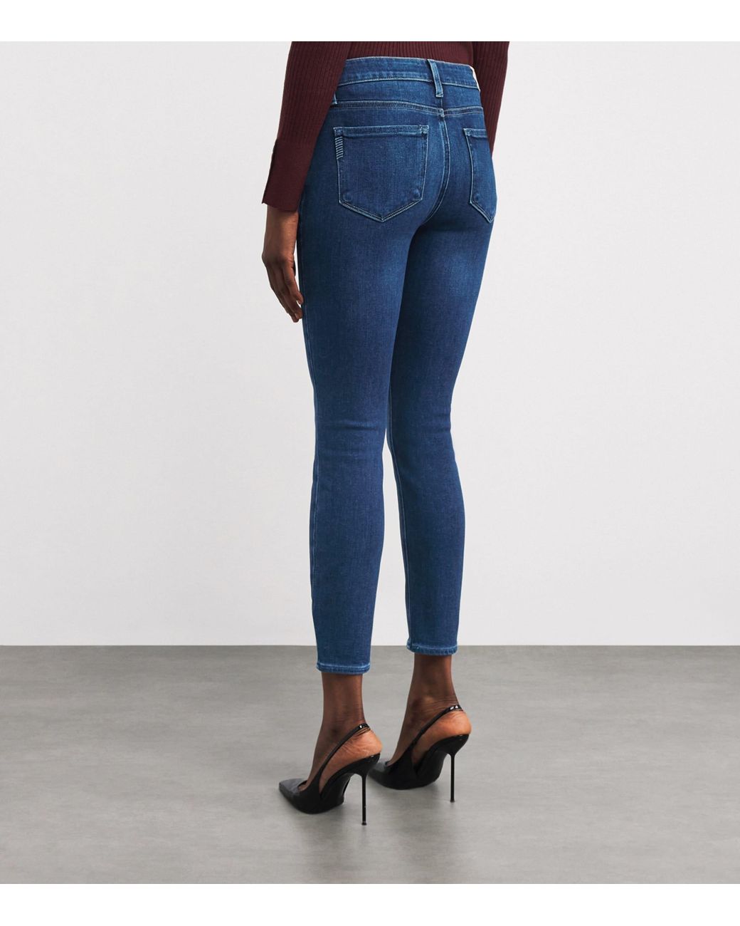 PAIGE Blue Hoxton Skinny Jeans