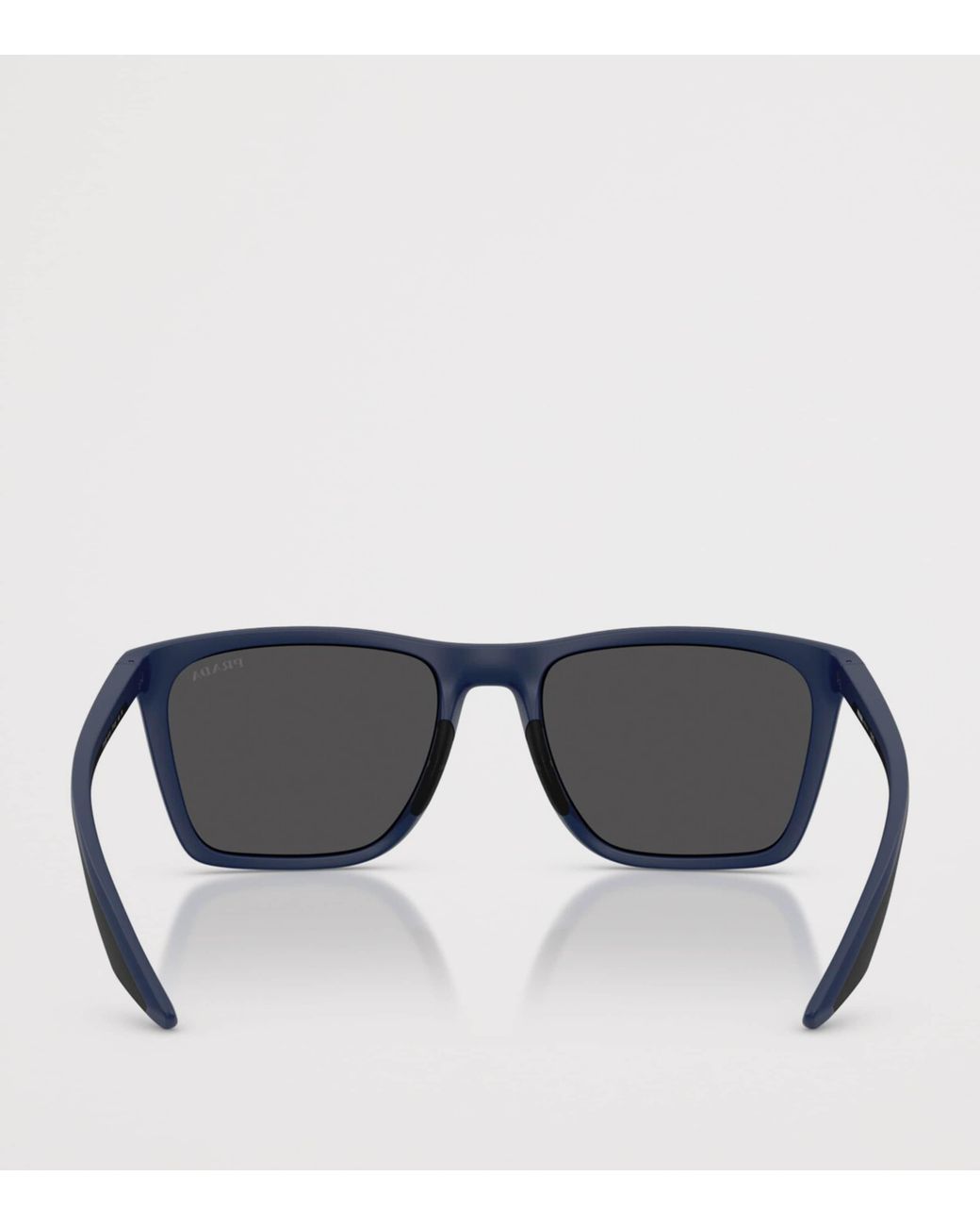 Prada Linea Rossa Black Injected Pr B08S Square Sunglasses for men