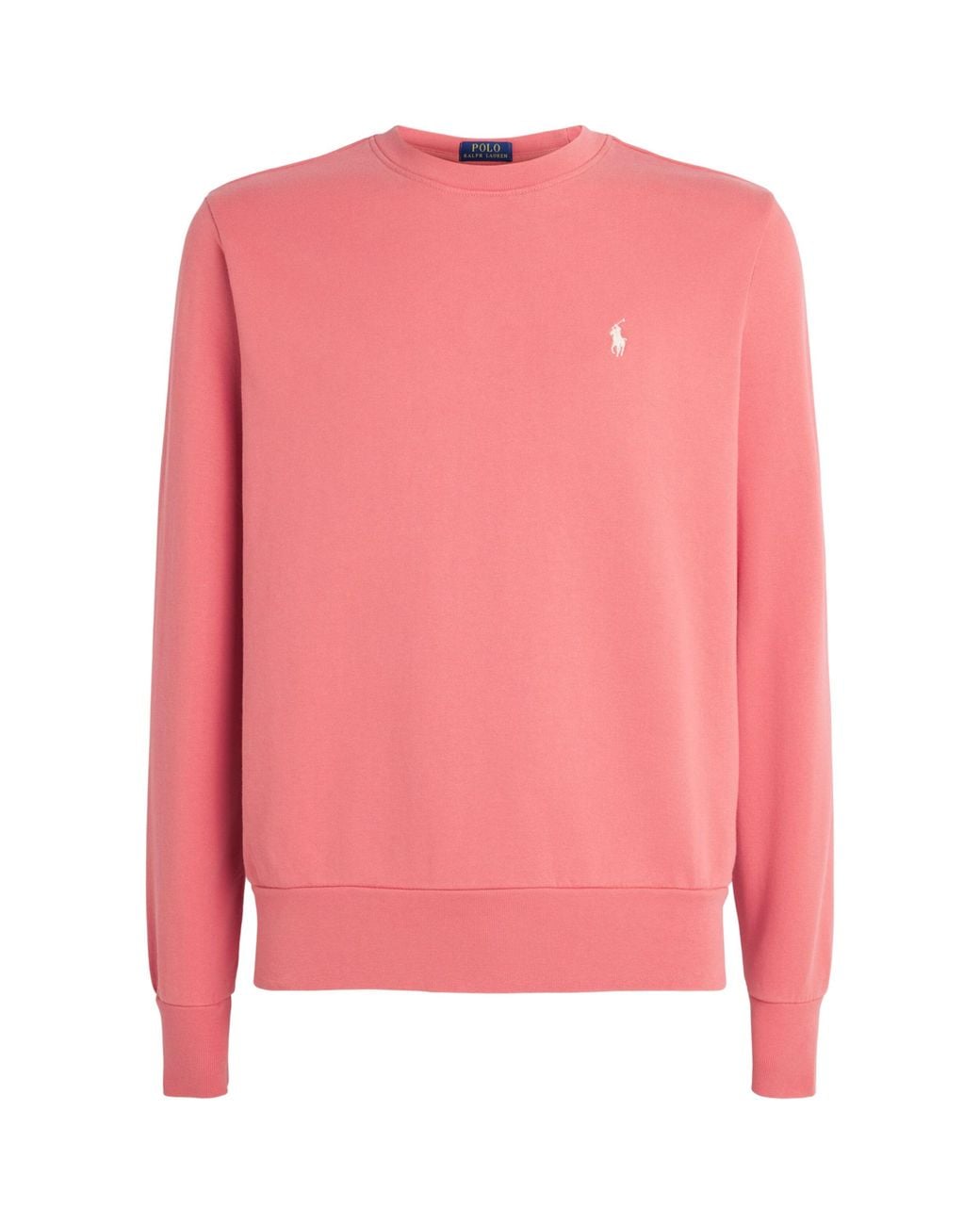 Polo Ralph Lauren Pink Cotton Loopback Fleece Sweatshirt for men