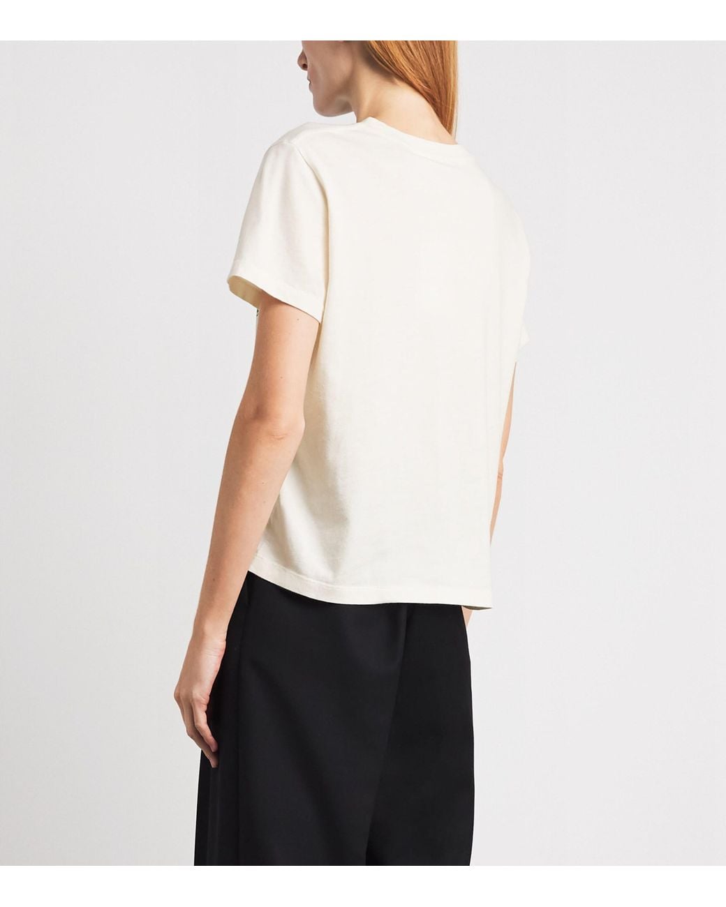 Anine Bing Green Cotton Shelley T-Shirt