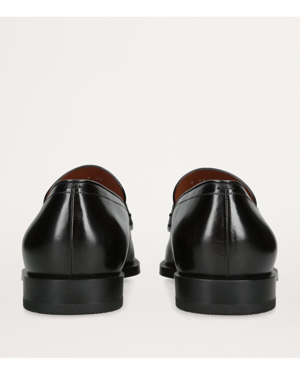 Zegna Black Leather L'Asola Loafers for men
