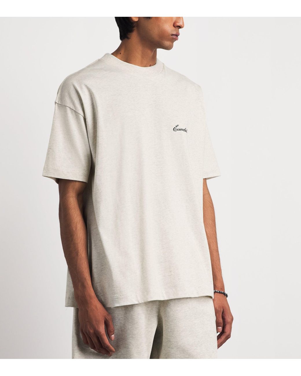 Fear Of God White Logo Script T-Shirt for men