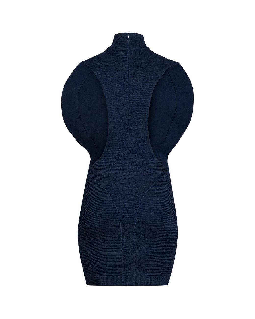 Alaïa Blue Curved Mini Dress