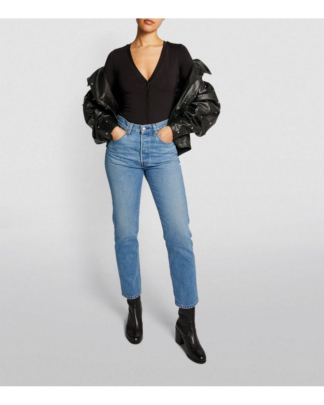 501 athena cropped jeans