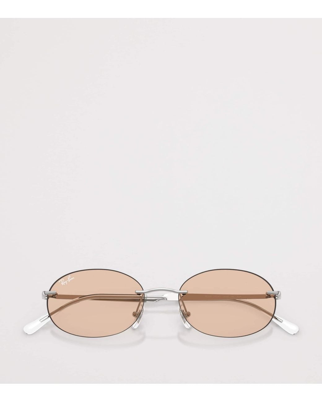 Ray-Ban Natural Rb3767 Metal Oval Sunglasses