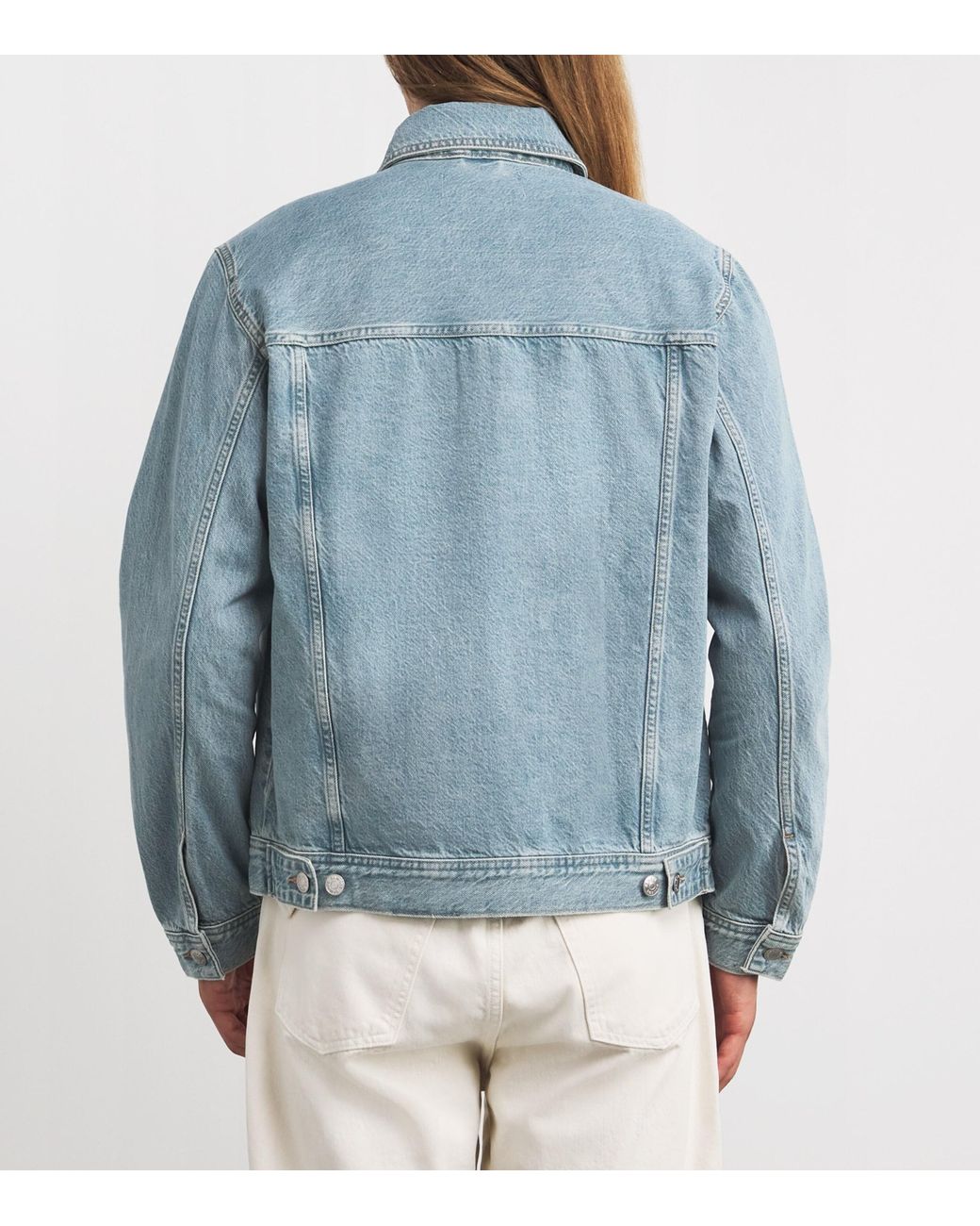 Samsøe & Samsøe Blue Organic Cotton Denim Jacket for men
