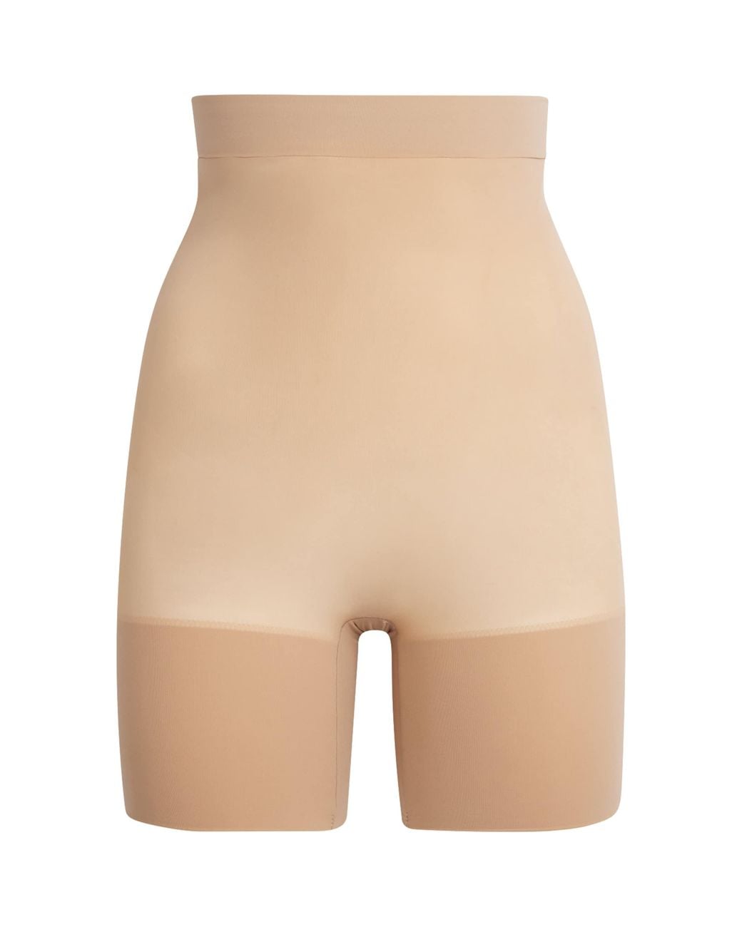 Skims Natural Seamless Sheer Mid-Thigh Shorts