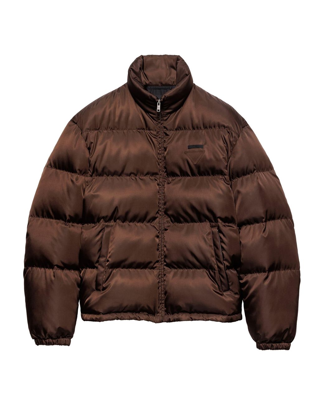 Prada Brown Cacao-Coloured Down Jacket for men