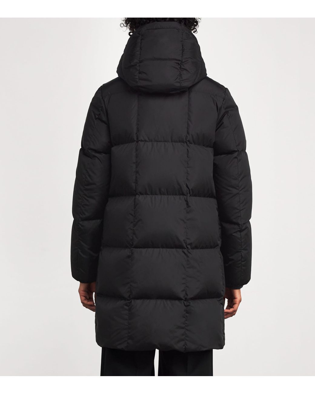 Moncler Black Down Litte Long Coat