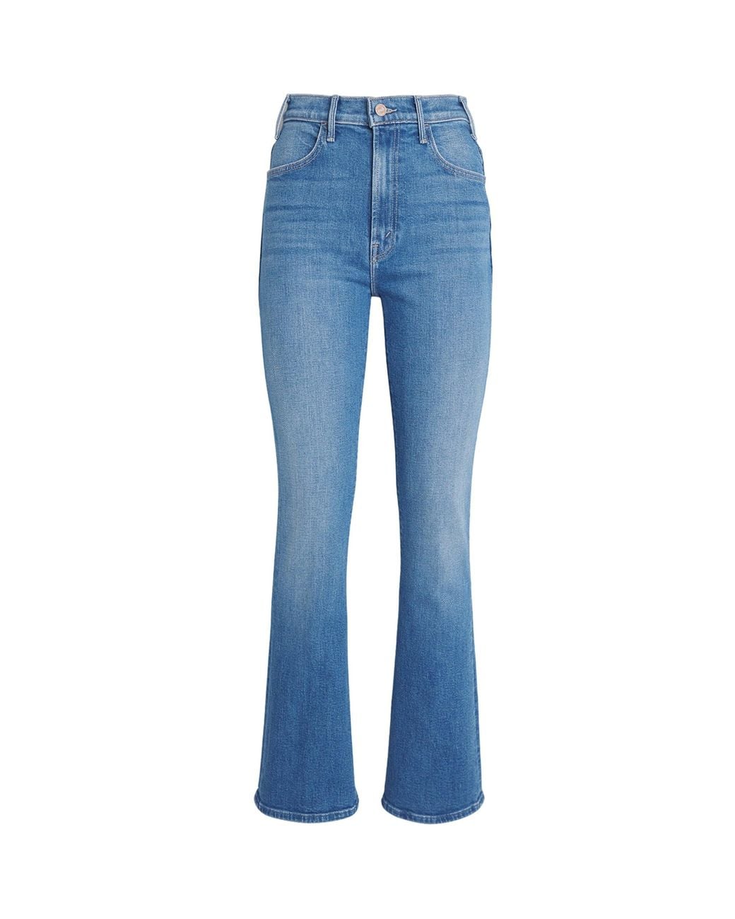 Mother Blue The Hustler Skimp Flared Jeans