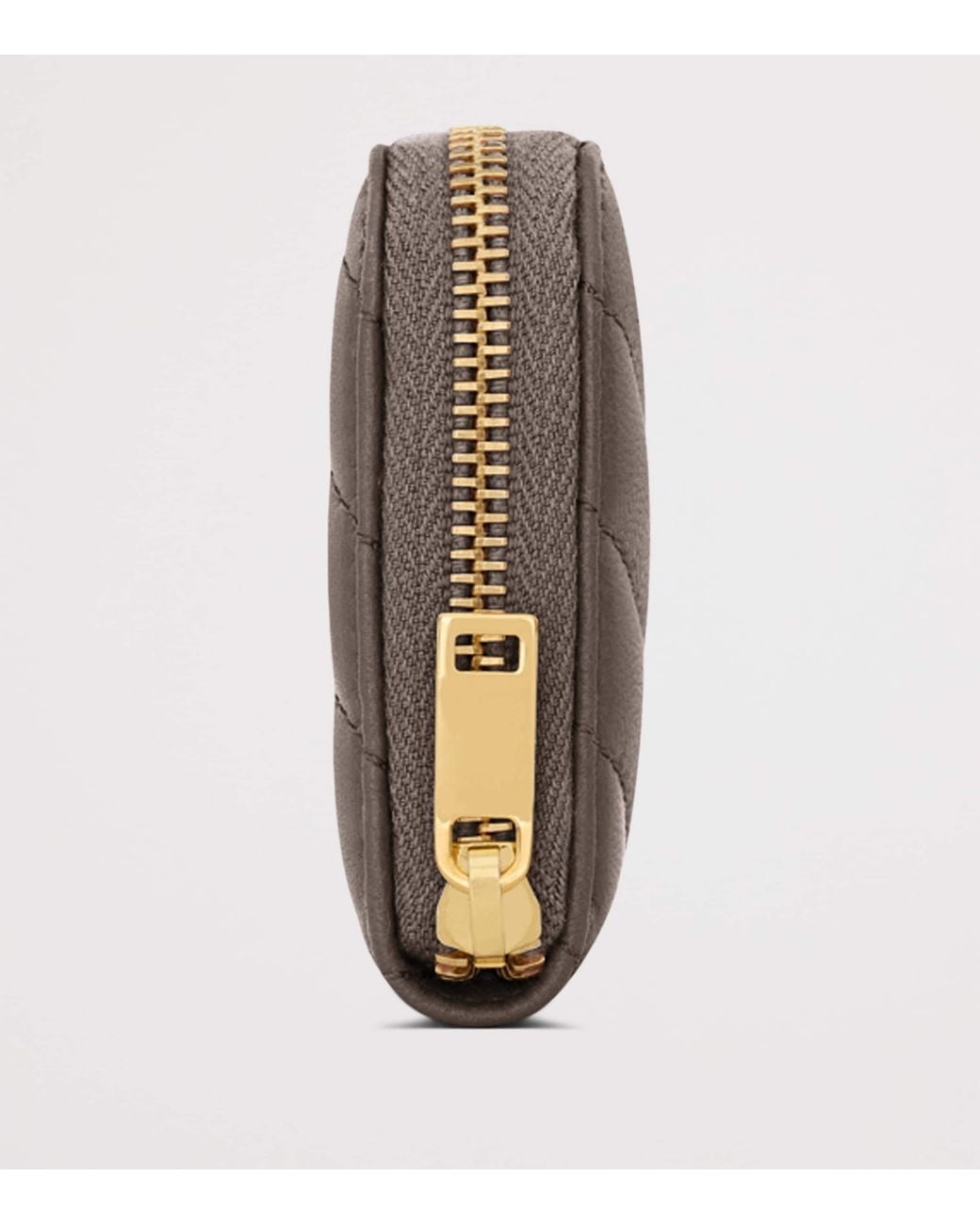 Saint Laurent Brown Cassandre Matelassé Wallet