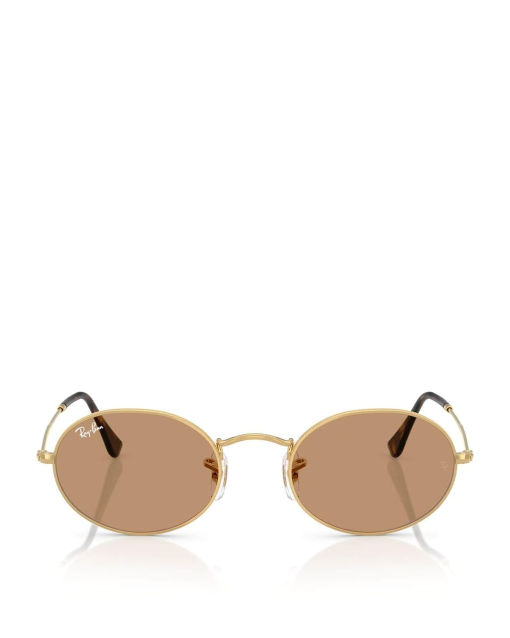 Ray-Ban Natural Rb3547 Oval Metal Sunglasses