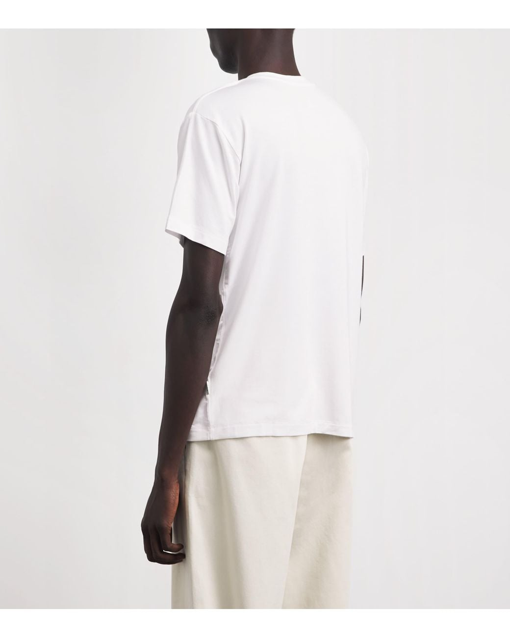 CHE White Stretch-Modal T-Shirt for men