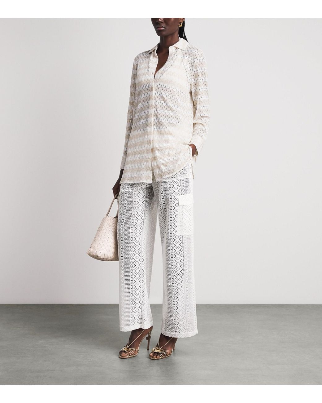 Melissa Odabash White Daria Beach Shirt