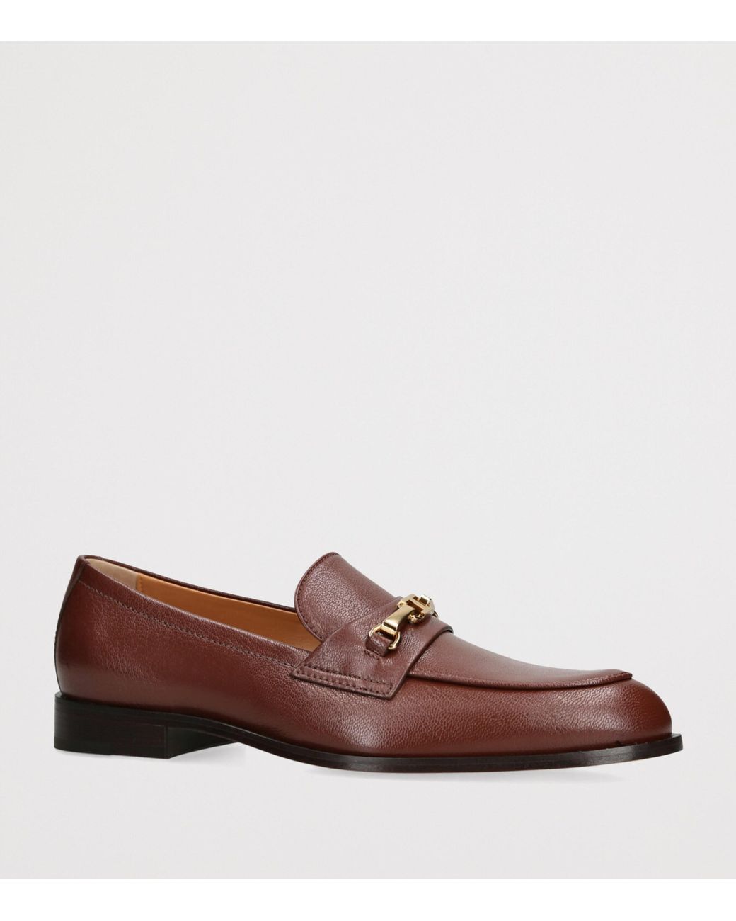 Tod's Brown Leather Cuoio Loafers 25