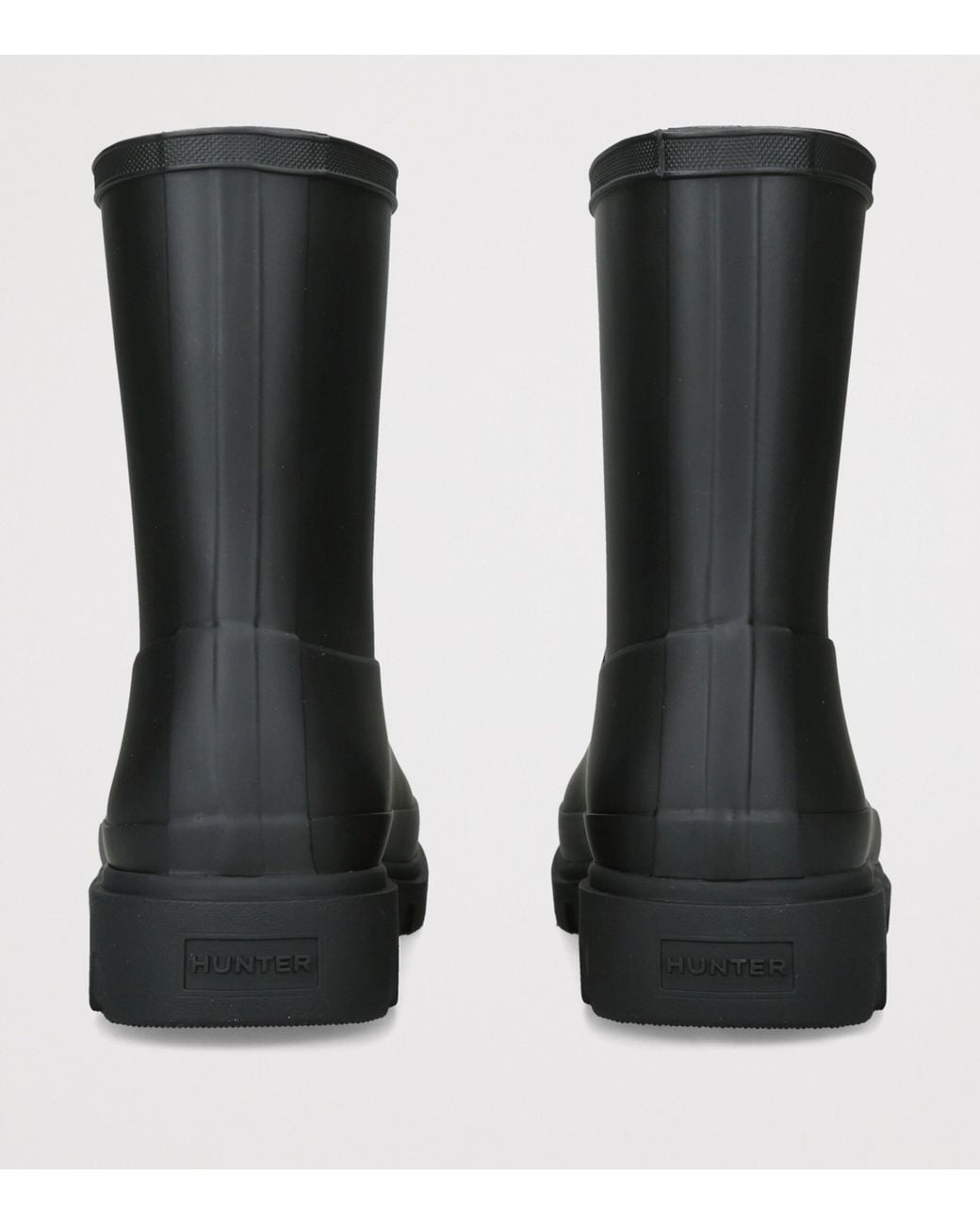 Hunter Black Downpour Short Wellington Boots