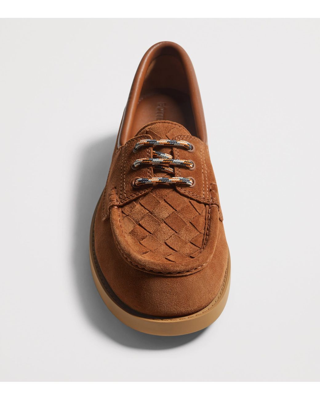 Bottega Veneta Brown Suede Piere Boat Shoes for men