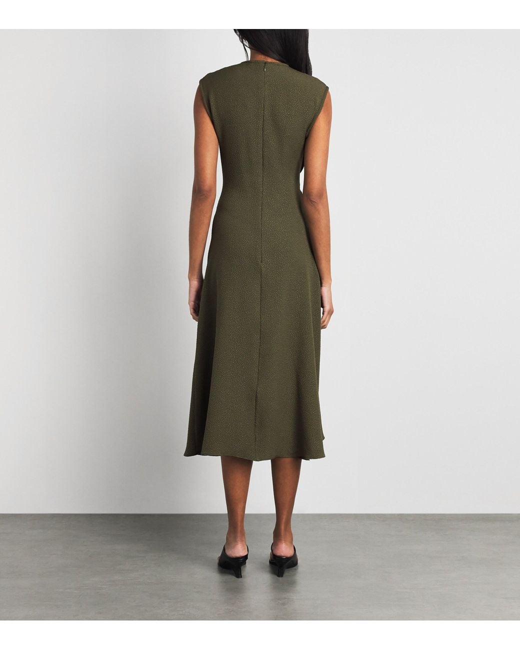 Edeline Lee Green Pina Midi Dress
