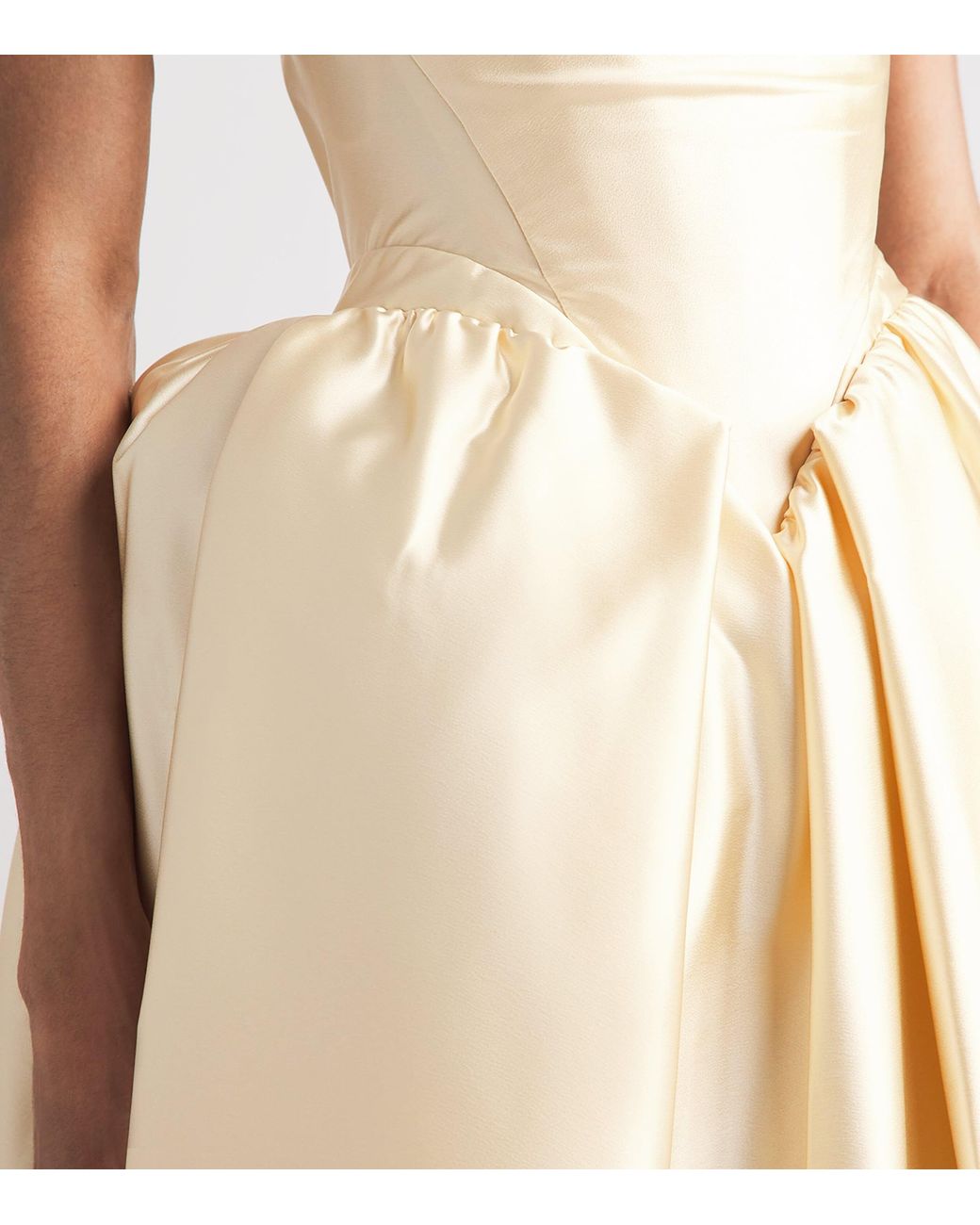 Vivienne Westwood Natural Satin Lady Midi Dress