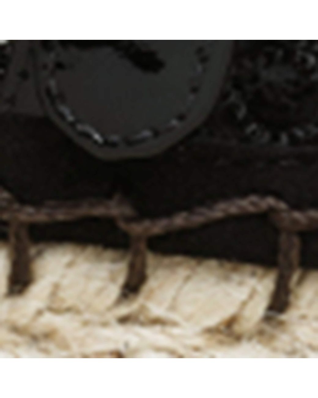 Alaïa Black Net Platform Espadrilles