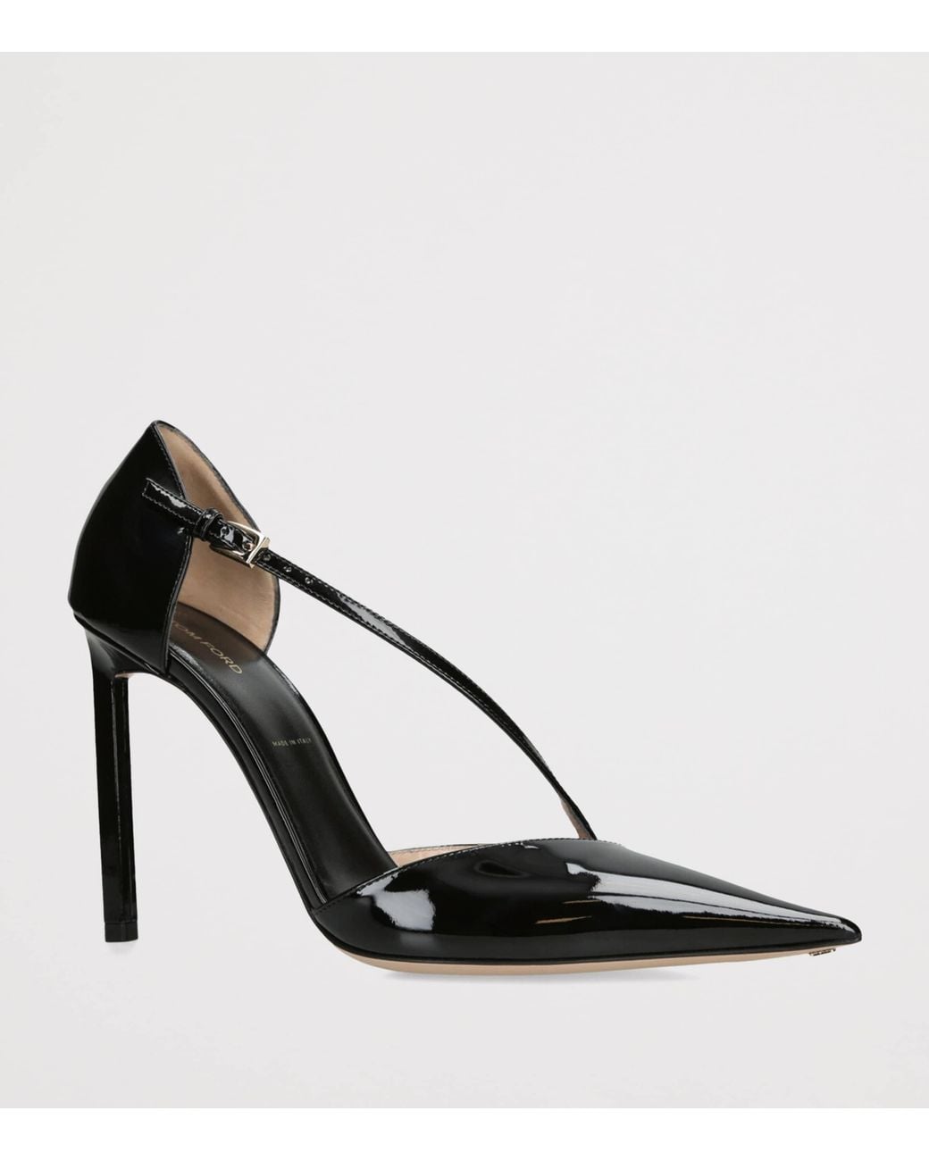 Tom Ford Black Patent Leather Eva D'Orsay Pumps 105