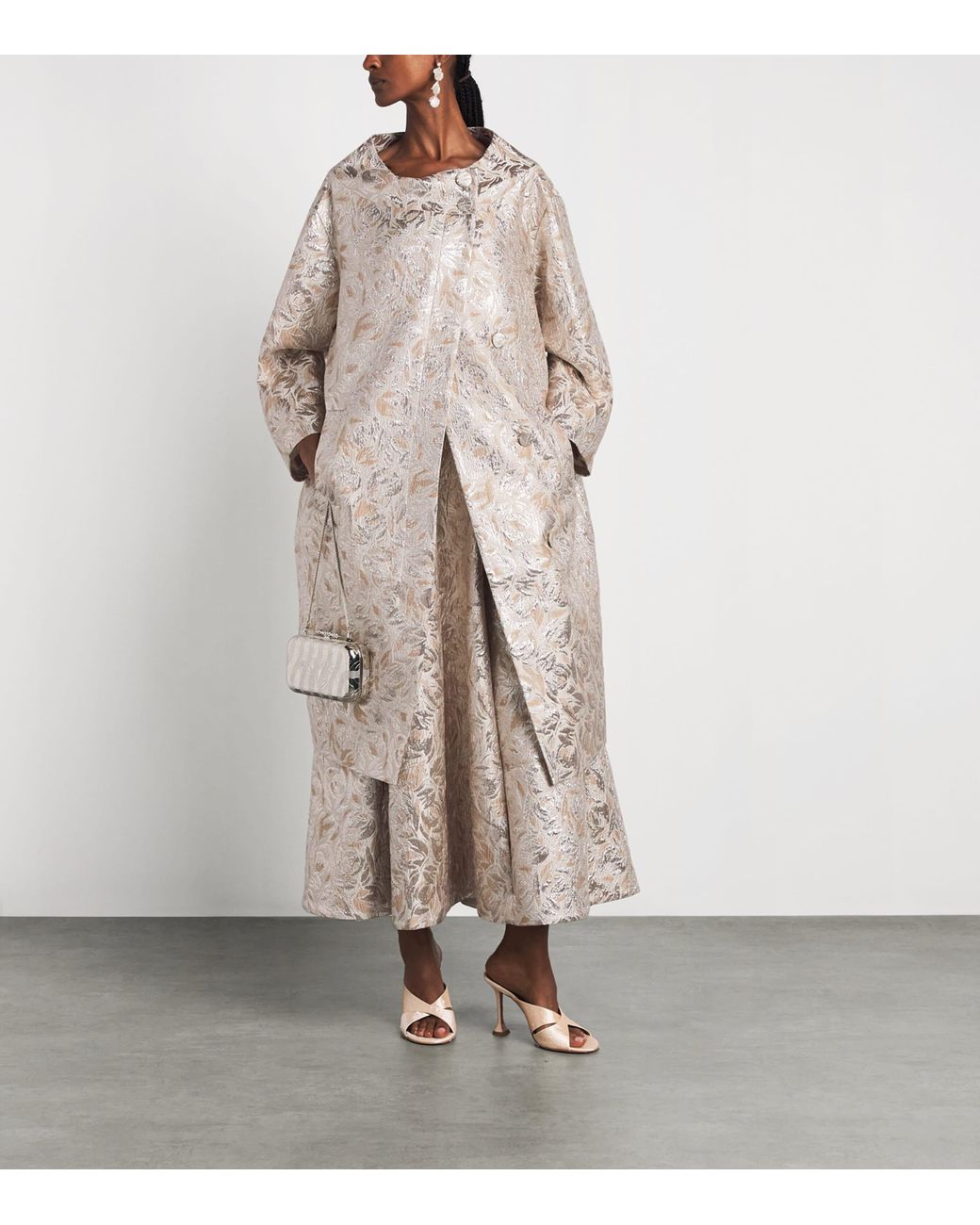 Huishan Zhang Natural Pippa Opera Coat