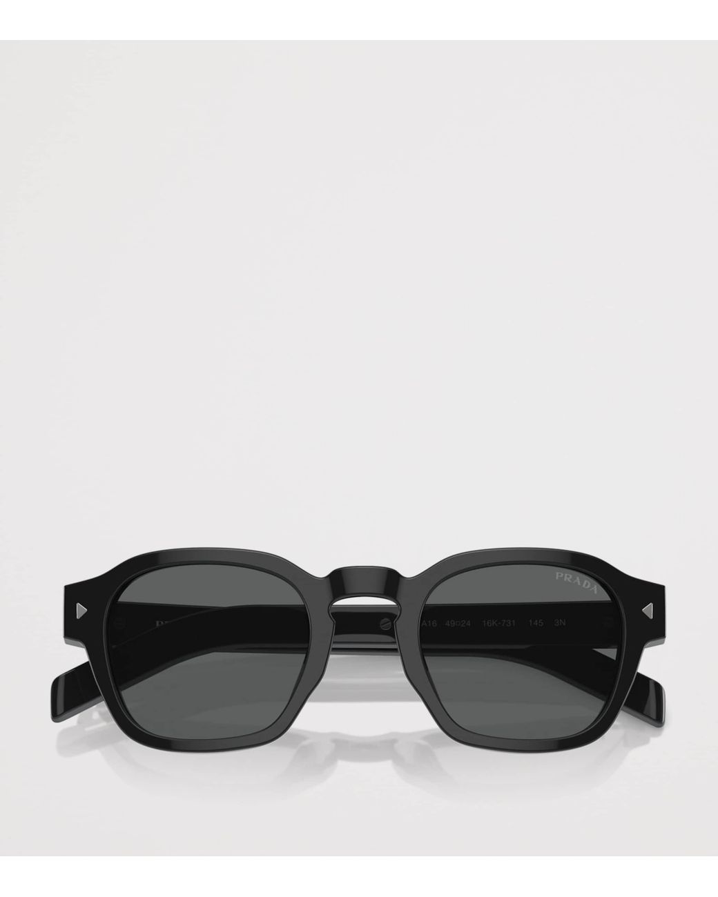 Prada Black Acetate Phantos Sunglasses for men