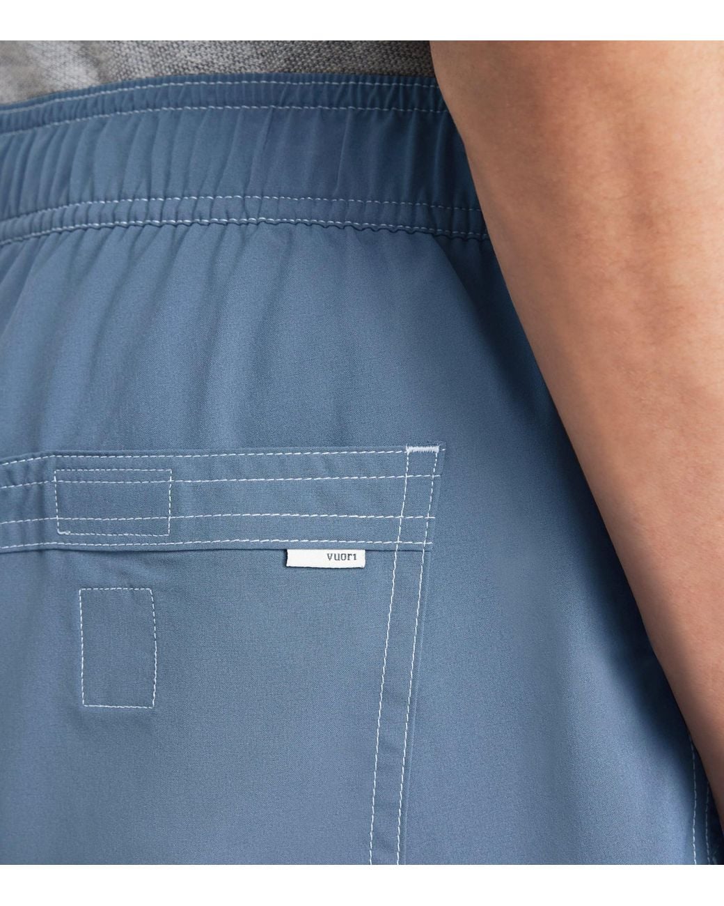 vuori Blue 7' Lined Kore Shorts for men