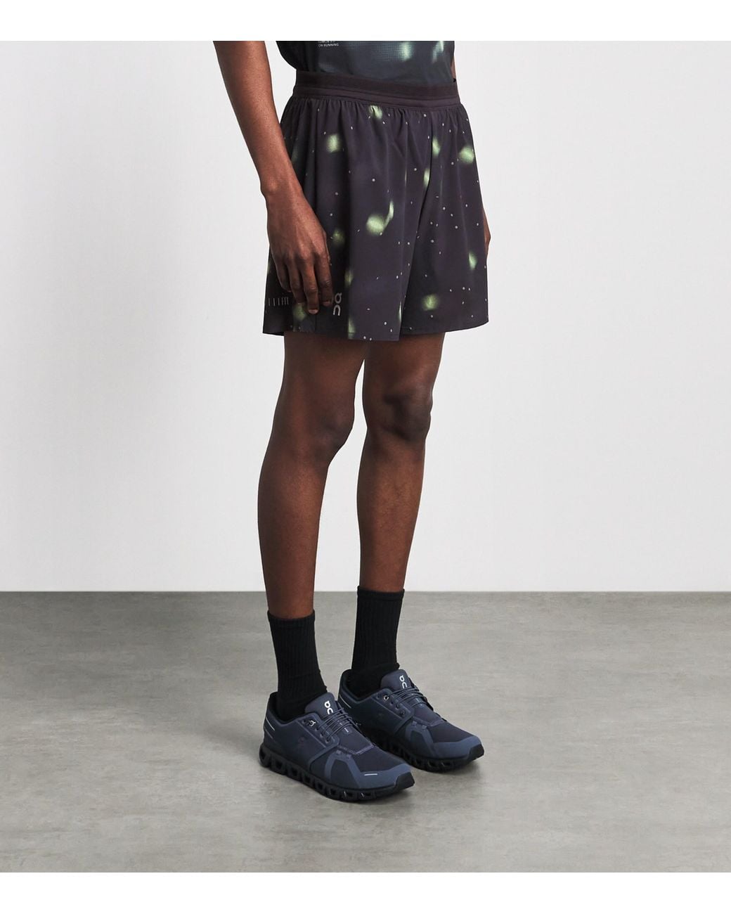 On Shoes Blue Reflective Lumos Performance Shorts for men