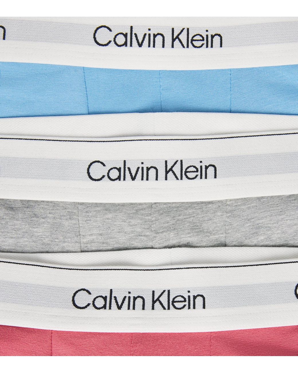 Calvin Klein Blue Cotton Stretch Icon Trunks for men