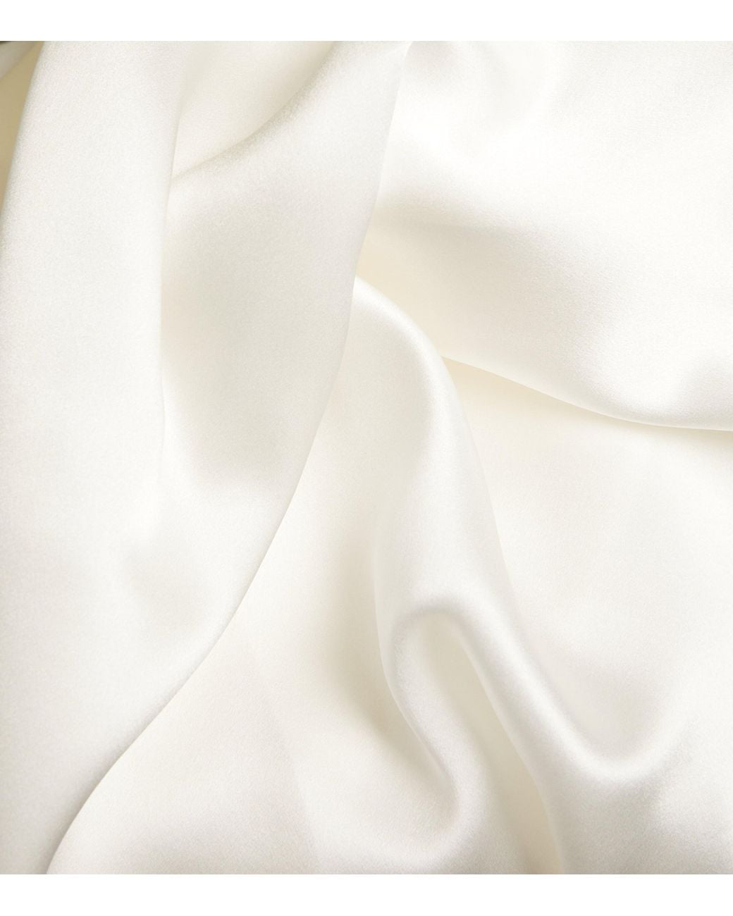 Olivia Von Halle White Silk Mimi Robe
